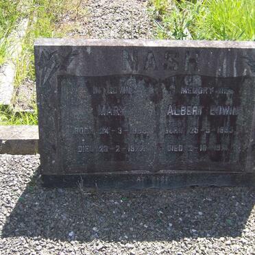 NASH Albert Edwin 1893-1971 &amp; Mary 1899-1977
