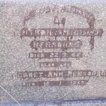 RENSBURG Anthony Michael -1942 &amp; Margaret Ann -1952