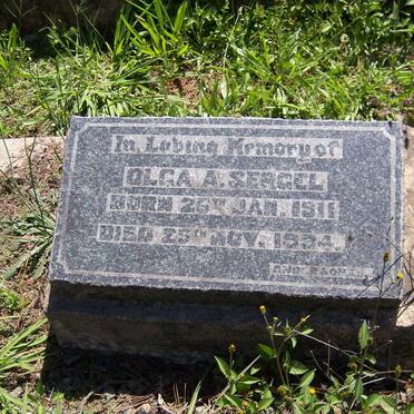 SERGEL Olga A. 1911-19?4