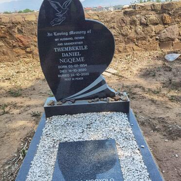 NGQEME Thembekile Daniel 1954-2020