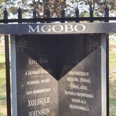 MGOBO Xolisile Johnson 1954-2020