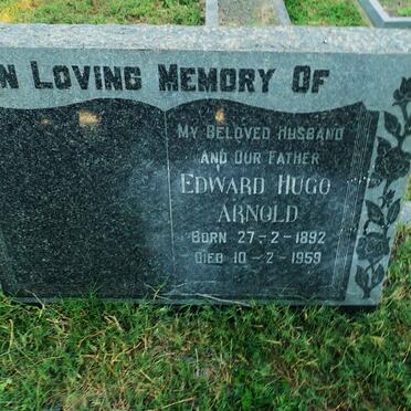 ARNOLD Edward Hugo 1892-1959