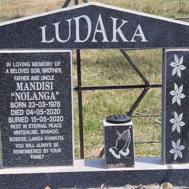 LUDAKA Mandisa 1978-2020