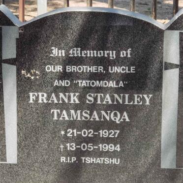 JALI Frank Stanley Tamsanqa 1927-1994