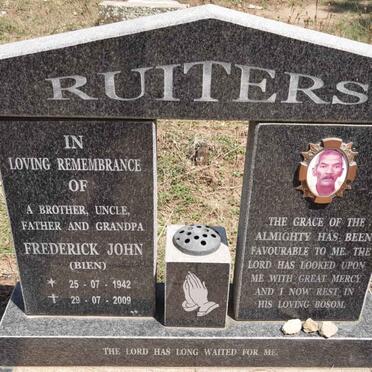RUITERS Frederick John 1942-2009