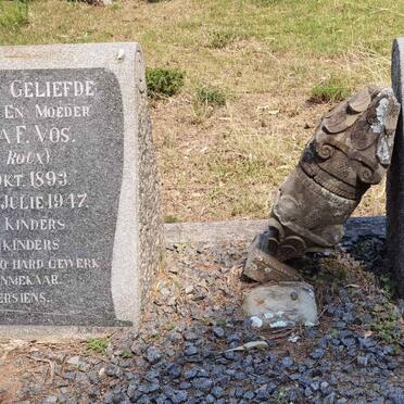 VOS Willem L.J. 1892-1949 &amp; Johanna F. ROUX -1947