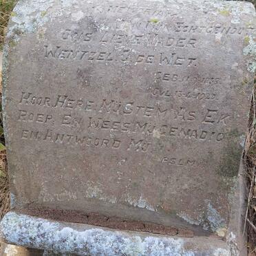 WET Wentzel C., de 1858-1920