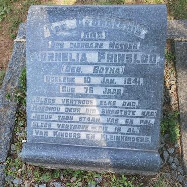 PRINSLOO Cornelia nee BOTHA -1941