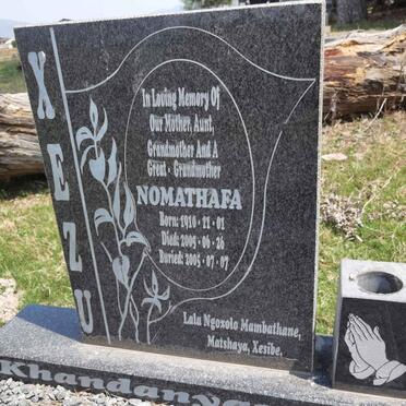 XEZU Nomathafa 1910-2005