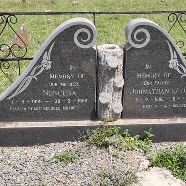 ? Jonathan J.J. 1906-1971 &amp; Nonceba 1908-1969