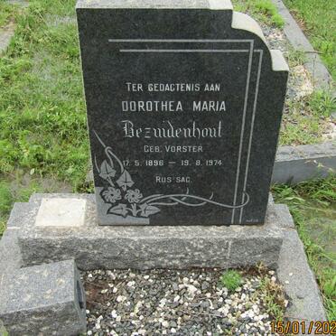 BEZUIDENHOUT Dorothea Maria nee VORSTER 1896-1974