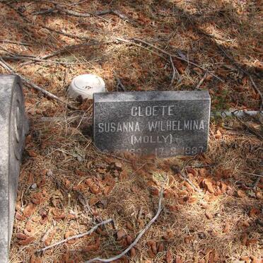 CLOETE Susanna Wilhelmina 1893-1987