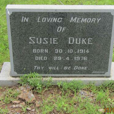 DUKE Susie 1914-1976
