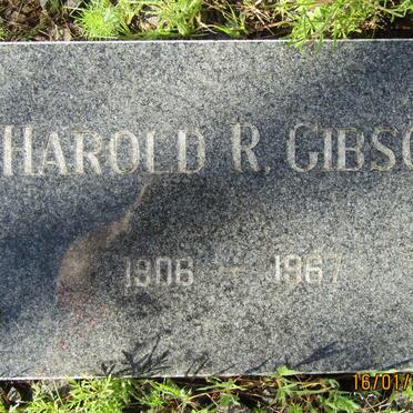 GIBSON Harold R. 1906-1967