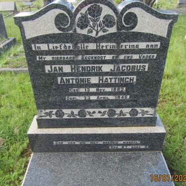 HATTINGH Jan Hendrik Jacobus Antonie 1883-1946