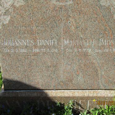 HEEVER Johannes Daniel, van den 1862-1949 &amp; Maria J.E. 1879-1963