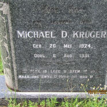 KRUGER Michael D. 1924-1951