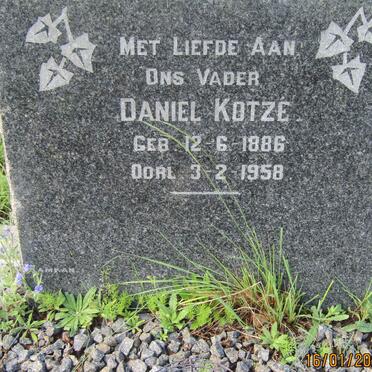 KOTZE Daniel 1886-1958