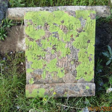 KRUGER Fransie J.P. 1951-1958