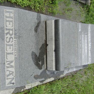 KRUGER Susara Magrieta voorheen HERSELMAN nee MYBURGH 1916-1973
