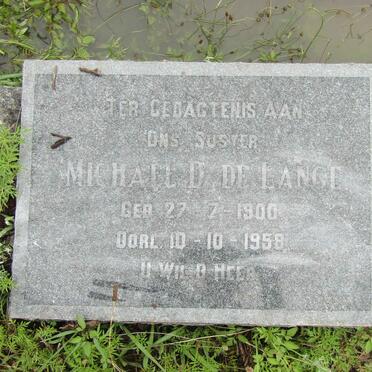 LANGE Michael D., de 1900-1958