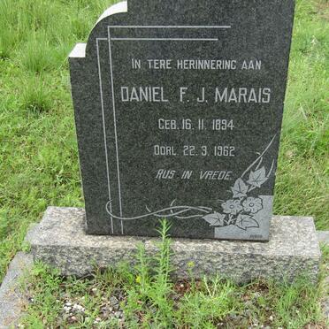 MARAIS Daniel F.J. 1894-1962