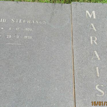 MARAIS David Stephanus 1909-1978 &amp; Susanna Johanna VAN DER MERWE 1908-1995