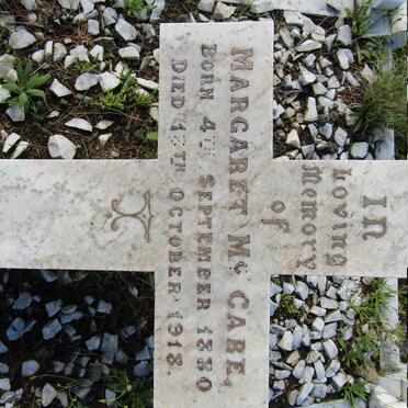 MCCABE Margaret 1880-1918