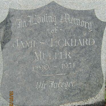 MULLER James Eckhard 1890-1954