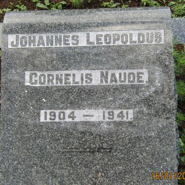NAUDE Johannes Leopoldus Cornelis 1904-1941