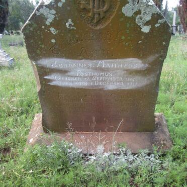 POSTHUMUS Johannes Mattheus 1845-1913