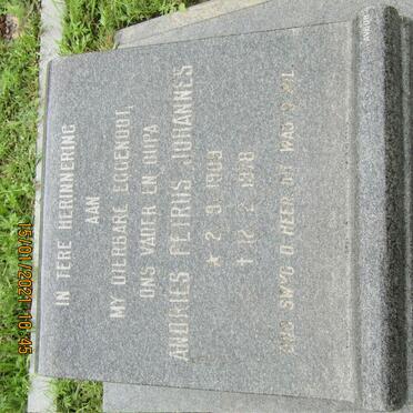 STEYN Andries Petrus Johannes 1909-1978