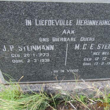 STEINMANN J.P. 1873-1938 &amp; M.C.E. NEL 1876-1961
