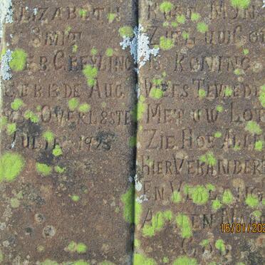 SMIT Elizabeth nee GREYLING 1851-1923