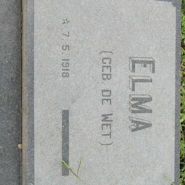 VORSTER Jan Kemp 1914-1982 &amp; Elma DE WET 1918-