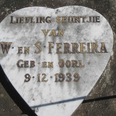 FERREIRA Baby Boy 1939-1939
