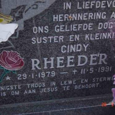 RHEEDER Cindy 1979-1991