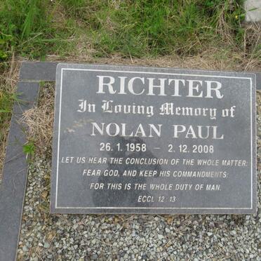 RICHTER Nolan Paul 1958-2008