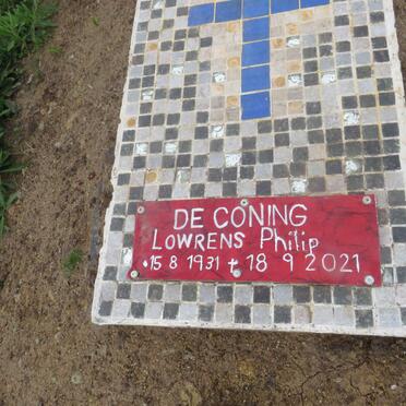 CONING Lowrens Philip, de 1931-2021