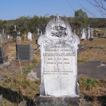 LOMBARD Cornelius Francois 1863-1930