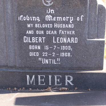 MEIER Gilbert Leonard 1909-1968