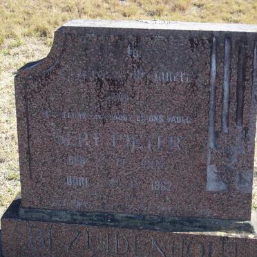 BEZUIDENHOUT Gert Pieter -1962