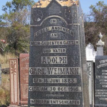 WEIMANN Adolph Carl 1885-1918