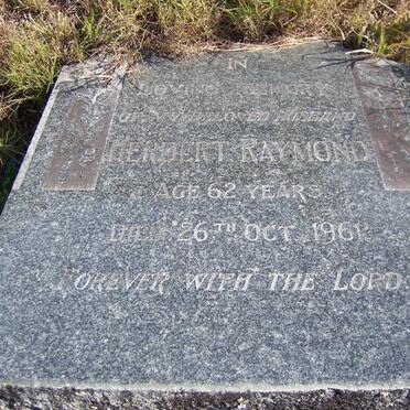 RAYMOND Herbert -1961
