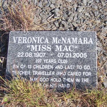 McNAMARA Veronica 1907-2005