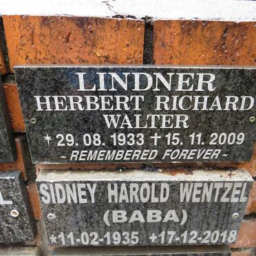 LINDNER Herbert Richard Walter 1933-2009