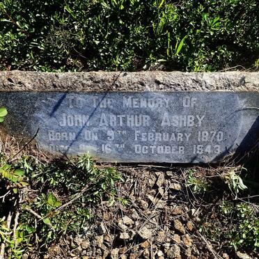 ASHBY John Arthur 1870-1943