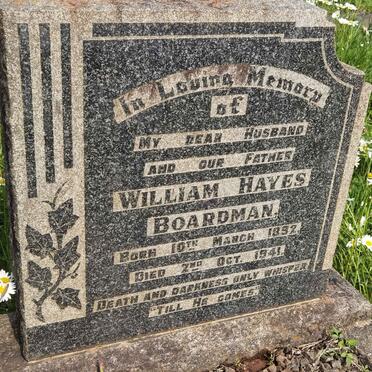 BOARDMAN William Hayes 1892-1941