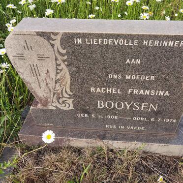 BOOYSEN Rachel Fransina 1906-1974