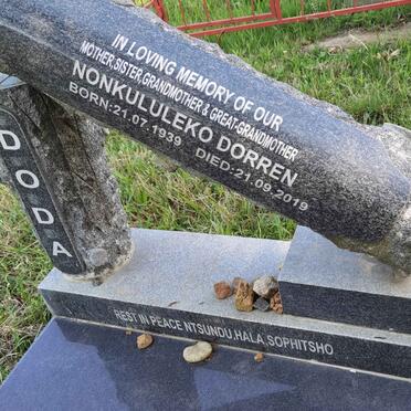 DODA Nonkululeko Dorren 1939-2019